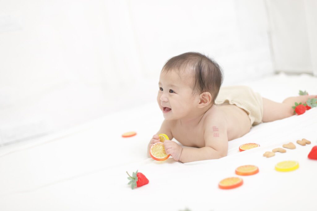 バースデーフォト・お誕生日写真_木津川市・精華町・京田辺市_フォトスタジオワタナベ(渡辺写真館)_ハーフバースデー